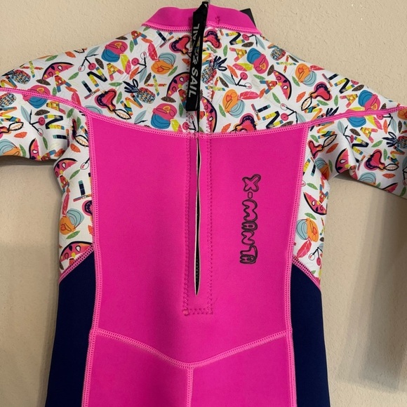 Dive & Sail Manta Surfing Wetsuit Kids Youth XL Pink  NWT - Picture 10 of 15